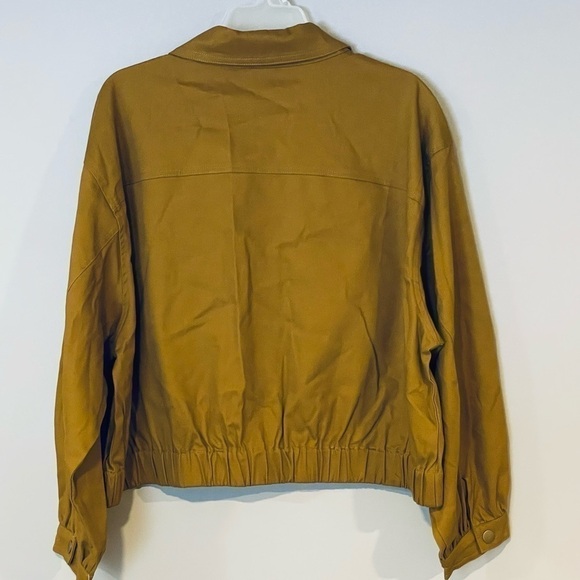 NWT size 2x color mustard Ophelia Roe 5 button down cropped jacket - Picture 5 of 8